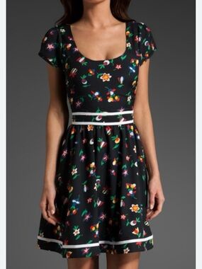 Lucca Couture floral retro style dress.